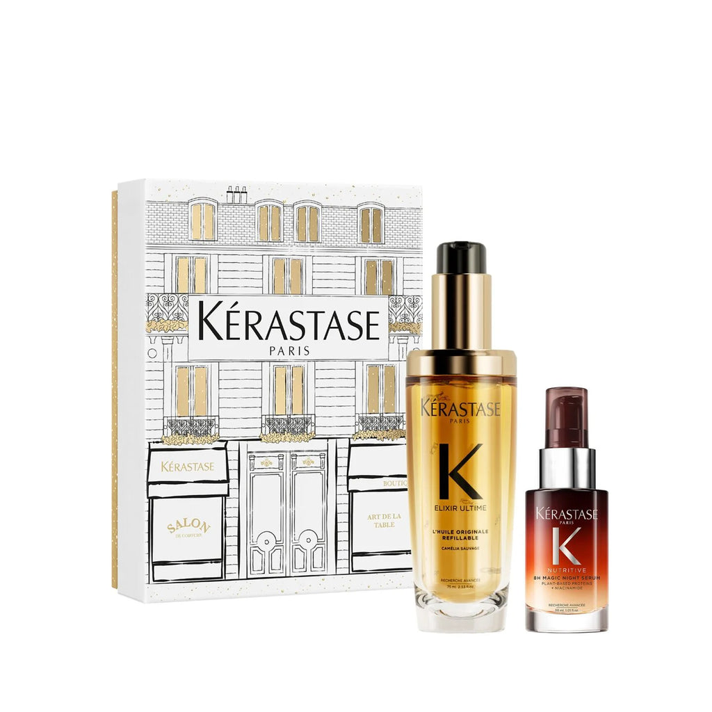 ElIxir Ultime Hair Oil and  8h Magic Night Serum Luxury Duo Gift Set