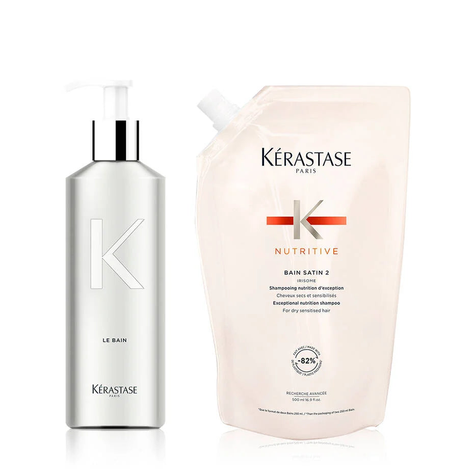 Nutritive Reusable Bottle & Hydrating Shampoo Refill