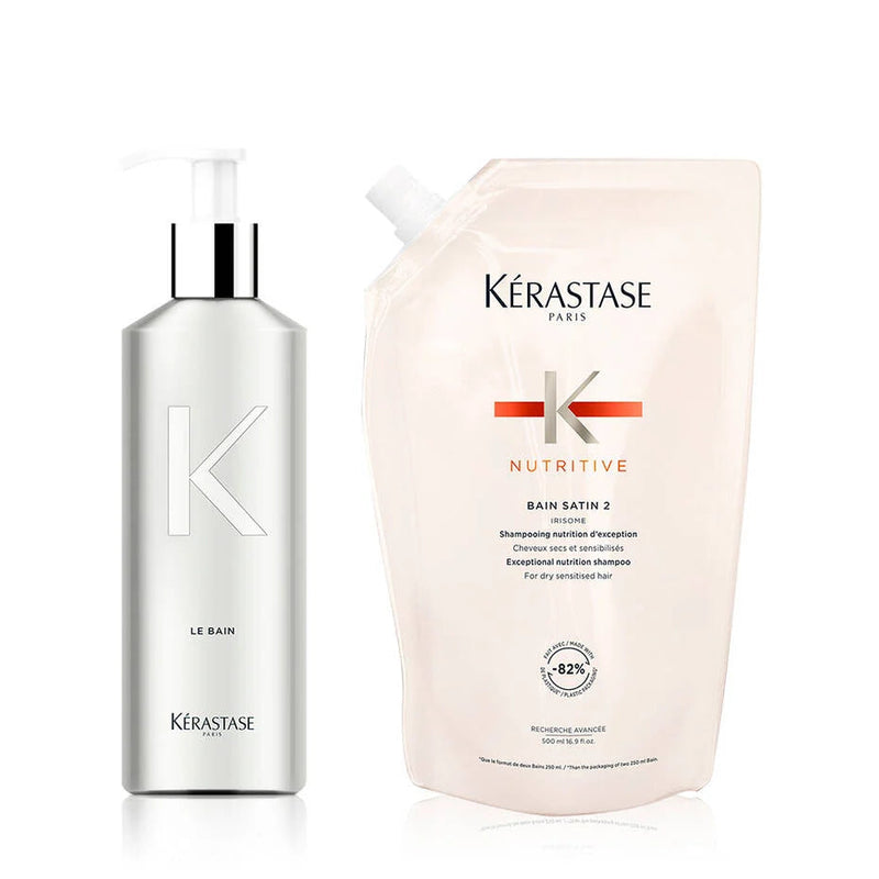 Nutritive Reusable Bottle & Hydrating Shampoo Refill
