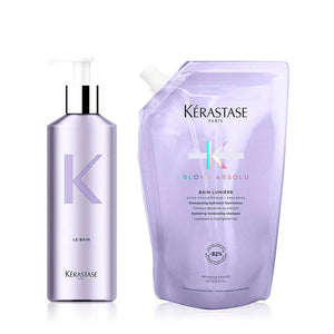 Blond Absolu Reusable Bottle & Blonde Care Shampoo Refill